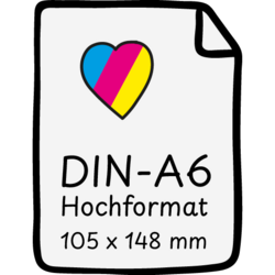 Flyer DIN-A6 Hochformat