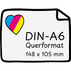Flyer DIN-A6 Querformat