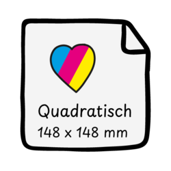 Flyer DIN-A5 Quadratisch