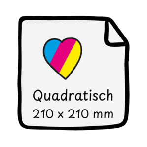 Flyer DIN-A4 Quadratisch