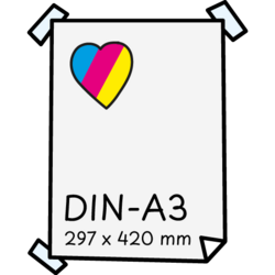 Plakate DIN-A3 Hochformat